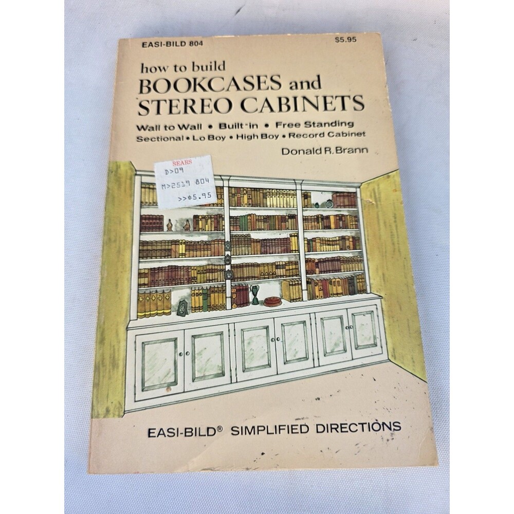How to Build Bookcases and Stereo Cabinets